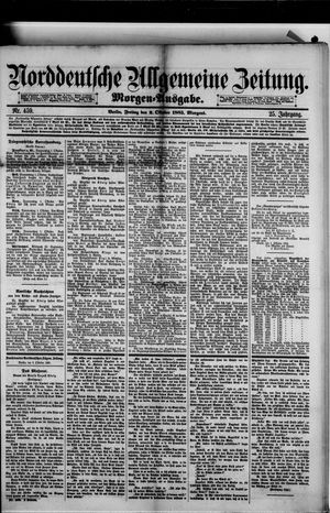 Norddeutsche allgemeine Zeitung vom 02.10.1885