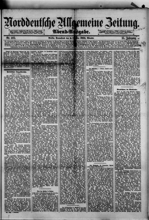 Norddeutsche allgemeine Zeitung on Oct 3, 1885