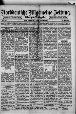 Norddeutsche allgemeine Zeitung vom 07.10.1885