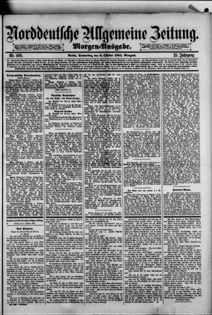 Norddeutsche allgemeine Zeitung vom 08.10.1885