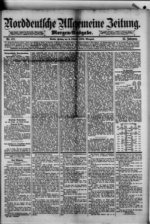 Norddeutsche allgemeine Zeitung vom 09.10.1885
