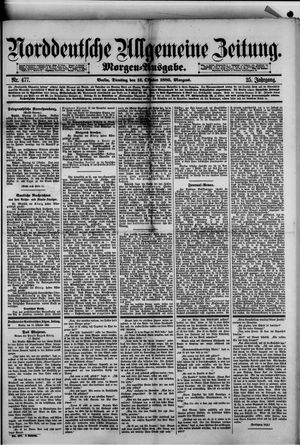 Norddeutsche allgemeine Zeitung vom 13.10.1885