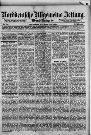 Norddeutsche allgemeine Zeitung vom 17.10.1885