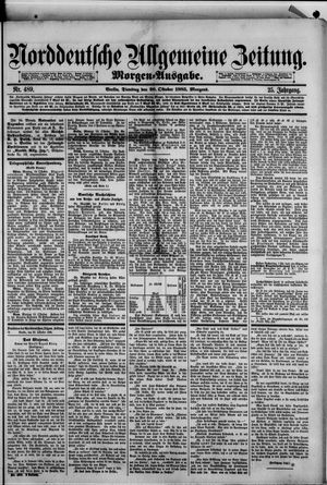 Norddeutsche allgemeine Zeitung vom 20.10.1885