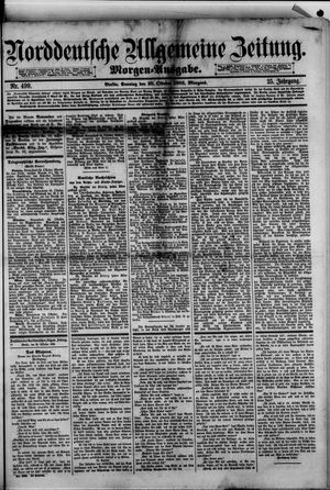 Norddeutsche allgemeine Zeitung vom 25.10.1885