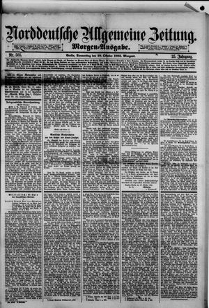 Norddeutsche allgemeine Zeitung vom 29.10.1885