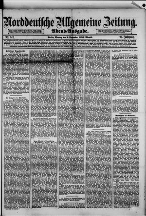 Norddeutsche allgemeine Zeitung vom 02.11.1885