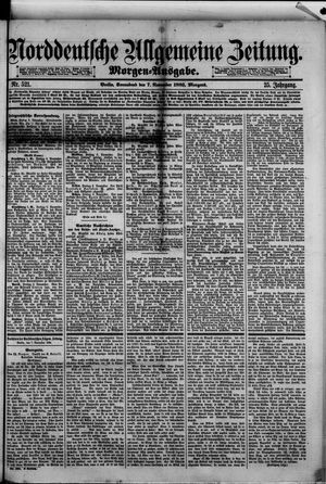 Norddeutsche allgemeine Zeitung vom 07.11.1885