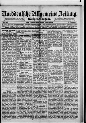 Norddeutsche allgemeine Zeitung vom 03.12.1885