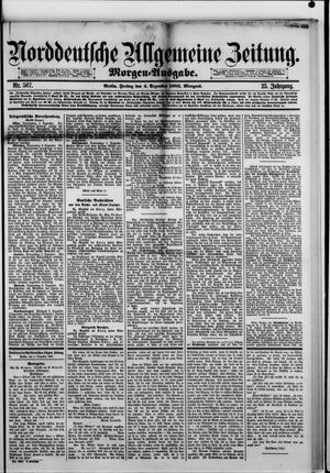 Norddeutsche allgemeine Zeitung vom 04.12.1885