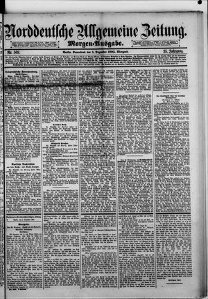 Norddeutsche allgemeine Zeitung vom 05.12.1885
