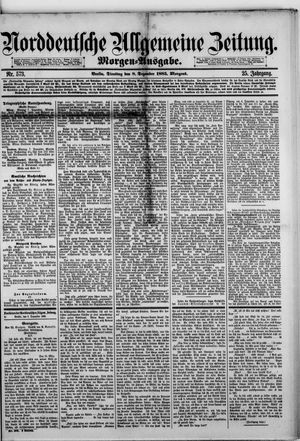 Norddeutsche allgemeine Zeitung vom 08.12.1885
