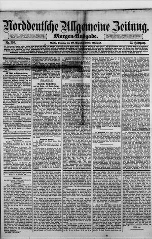 Norddeutsche allgemeine Zeitung vom 20.12.1885