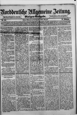 Norddeutsche allgemeine Zeitung vom 23.12.1885