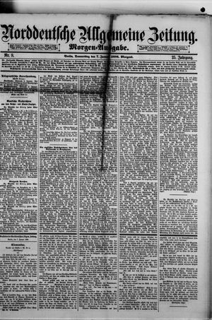 Norddeutsche allgemeine Zeitung vom 07.01.1886