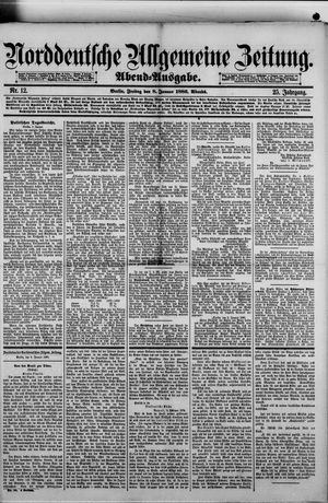 Norddeutsche allgemeine Zeitung vom 08.01.1886