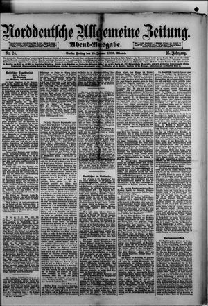 Norddeutsche allgemeine Zeitung vom 15.01.1886