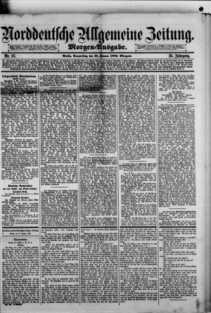 Norddeutsche allgemeine Zeitung vom 21.01.1886