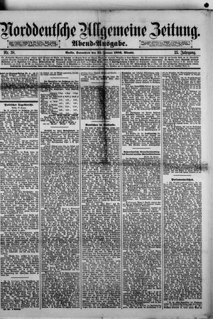 Norddeutsche allgemeine Zeitung vom 23.01.1886