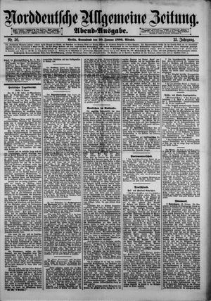 Norddeutsche allgemeine Zeitung vom 30.01.1886