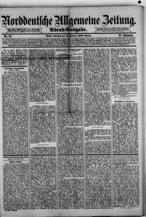 Norddeutsche allgemeine Zeitung vom 23.02.1886