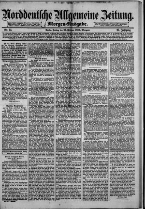 Norddeutsche allgemeine Zeitung vom 26.02.1886