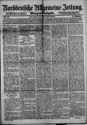 Norddeutsche allgemeine Zeitung on Mar 3, 1886