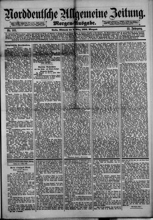 Norddeutsche allgemeine Zeitung vom 03.03.1886
