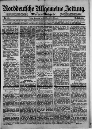 Norddeutsche allgemeine Zeitung vom 25.03.1886