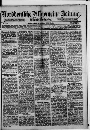 Norddeutsche allgemeine Zeitung on Mar 30, 1886