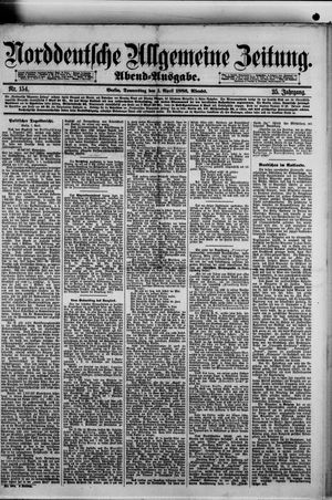 Norddeutsche allgemeine Zeitung vom 01.04.1886
