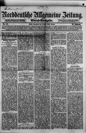 Norddeutsche allgemeine Zeitung on Apr 3, 1886