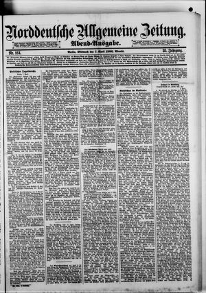 Norddeutsche allgemeine Zeitung vom 07.04.1886