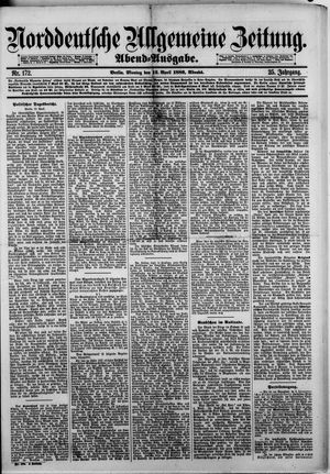 Norddeutsche allgemeine Zeitung on Apr 12, 1886