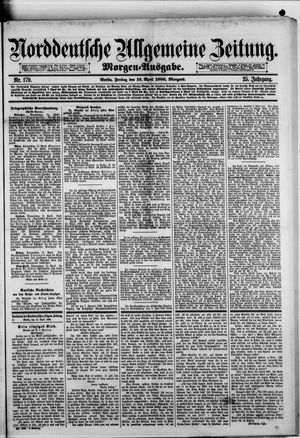 Norddeutsche allgemeine Zeitung vom 16.04.1886