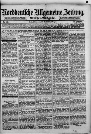 Norddeutsche allgemeine Zeitung vom 28.04.1886