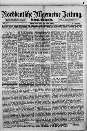 Norddeutsche allgemeine Zeitung vom 07.05.1886