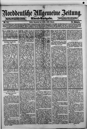 Norddeutsche allgemeine Zeitung on May 8, 1886