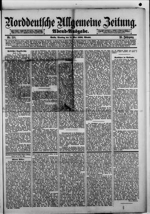 Norddeutsche allgemeine Zeitung vom 11.05.1886