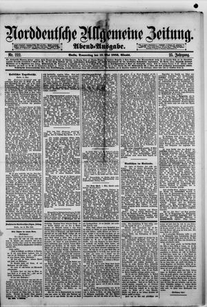 Norddeutsche allgemeine Zeitung vom 13.05.1886