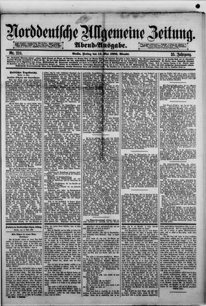Norddeutsche allgemeine Zeitung vom 14.05.1886