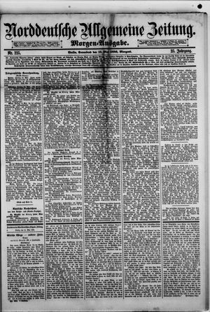 Norddeutsche allgemeine Zeitung vom 15.05.1886