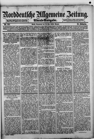 Norddeutsche allgemeine Zeitung vom 15.05.1886