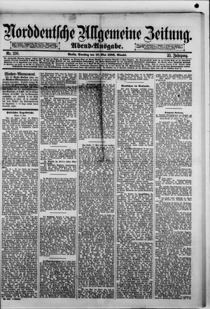Norddeutsche allgemeine Zeitung vom 18.05.1886