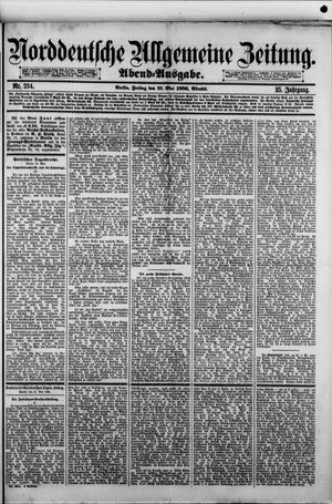Norddeutsche allgemeine Zeitung vom 21.05.1886