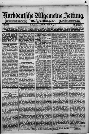 Norddeutsche allgemeine Zeitung on May 28, 1886