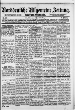 Norddeutsche allgemeine Zeitung vom 09.06.1886