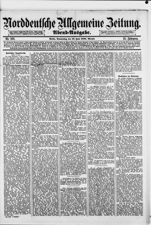 Norddeutsche allgemeine Zeitung on Jun 10, 1886