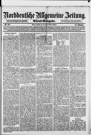 Norddeutsche allgemeine Zeitung on Jun 11, 1886