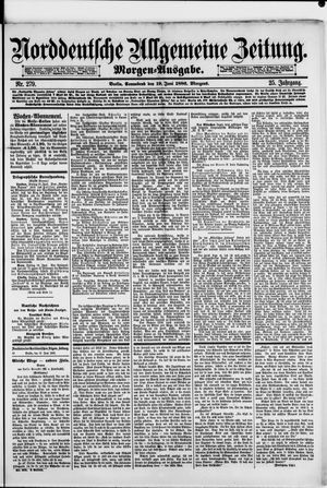 Norddeutsche allgemeine Zeitung vom 19.06.1886